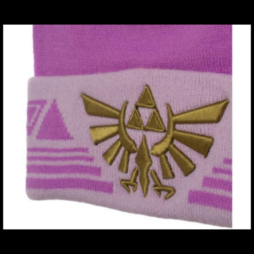 Nintendo Legend of Zelda Scarf & Beanie, Gamer Hyrule Twilight Princess Set - Picture 6 of 8